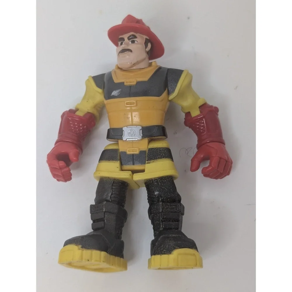 Fisher Price Rescue Heroes Firefighter Figures Lot Billy Blazes 6